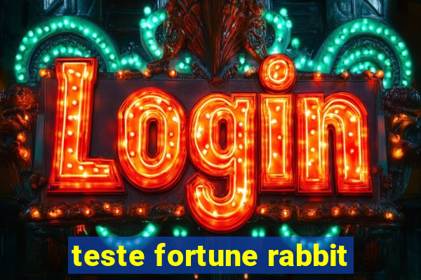 teste fortune rabbit